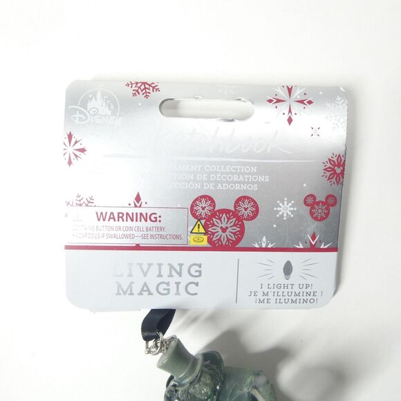 The Hatbox Ghost Haunted Mansion Light Up Ornament AS IS Disney Sketchbook - Picture 9 of 12